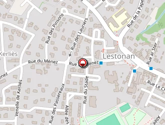 Carte de Salaun Pierre à Ergué-gabéric