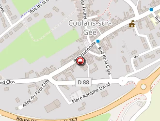 Carte de La Poste à Coulans-sur-gée