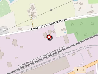 Carte de Les Landes à Champagné