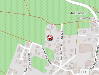 Carte de G.t.a à Vœgtlinshoffen