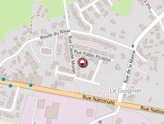 Carte de Climelec Bâtiment à Trangé