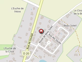 Carte de Louveau André à Bazougers