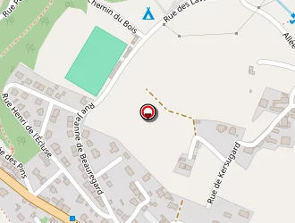 Carte de Camping Pied à Terre à Loqueran à Plouhinec