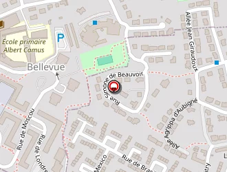 Carte de Les Maisons Pour Tous à Coulaines