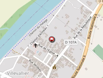 Carte de Autovision Jvsd Sécurité Affilié à Villevallier