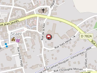 Carte de Les Trois Fontaines à Scaër