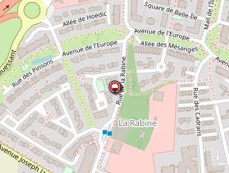 Carte de Mérand Michelle à Bruz