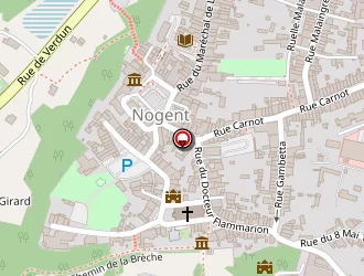 Carte de Raclot Jacky à Nogent