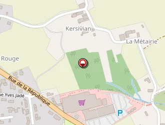 Carte de Centre Leclerc à Audierne