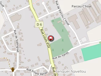 Carte de College Saint Alain à Scaër