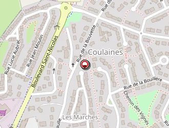 Carte de Square Raymond Aubrac à Coulaines