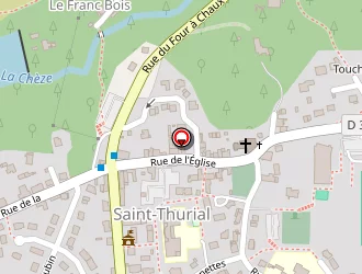 Carte de La Vallée à Saint-thurial