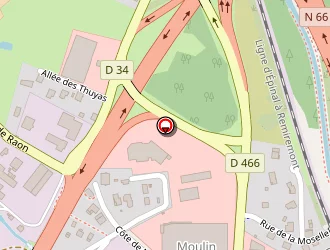 Carte de Marbacher à Saint-nabord