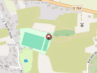 Carte de Stade Municipal à Plogoff