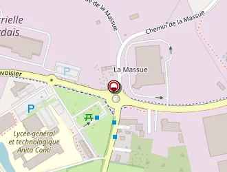 Carte de Lycée Anita Conti à Bruz