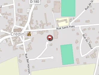 Carte de Les Bleuets De Credin à Crédin