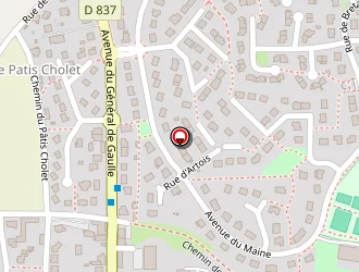 Carte de La Braise à Chartres-de-bretagne