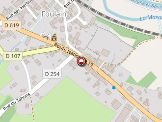 Carte de La Poste à Foulain