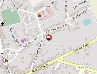 Carte de Conseil Général à Droué