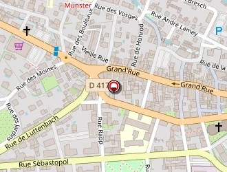 Carte de Lutz André à Munster