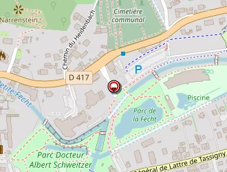 Carte de Parc De La Fecht à Munster