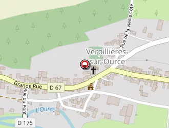 Carte de Mairie à Verpillières-sur-ource