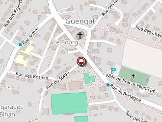 Carte de Quimper Communauté à Guengat