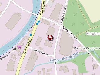 Carte de Distri Center à Pontivy