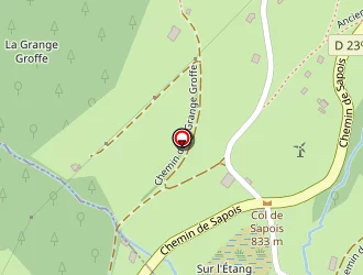 Carte de Toussaint Gilbert à Sapois