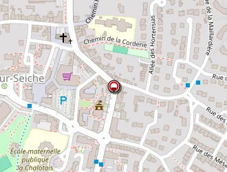 Carte de P.a.e. à Vern-sur-seiche