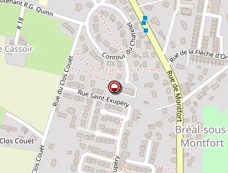 Carte de Ty Gwen à Bréal-sous-montfort