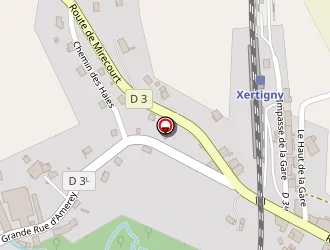 Carte de Mengel à Xertigny