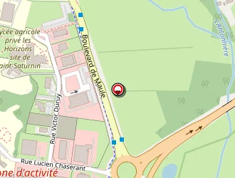 Carte de B&b Hôtel à Saint-saturnin