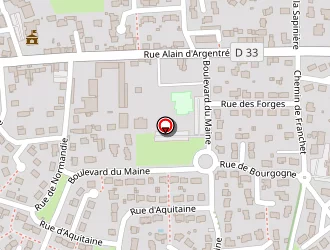 Carte de Blaisius Mickael à Argentré-du-plessis