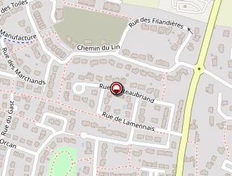 Carte de Thema Concept à Châteaugiron