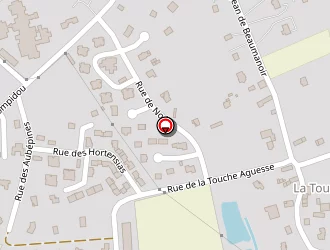 Carte de Aire De Jeux à Bréhan