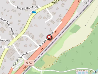 Carte de Le Belcour à Saint-nabord