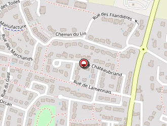 Carte de Castel'elec à Châteaugiron