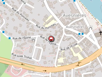 Carte de Mairie (maisons De Quartier) à Laval