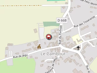 Carte de Stade Alphonse Flého à Cambout (le)