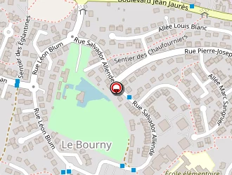 Carte de Gymnase Bourny à Laval