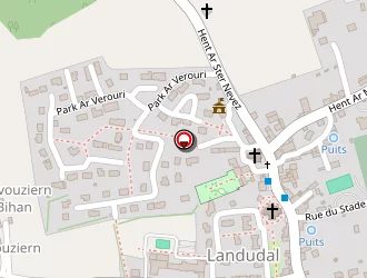 Carte de Landulmarché à Landudal