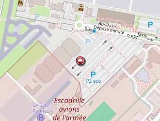 Carte de Aérospéciale à Saint-jacques-de-la-lande