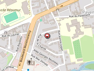 Carte de Ecole Primaire Badinter - Murat à Laval