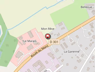 Carte de G2f Distribution à Savigné-l'évêque