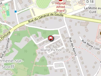 Carte de Ecole Elémentaire Publique à Guémené-sur-scorff