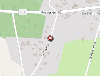 Carte de Christophe Le Guevello à Malguénac