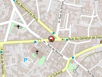 Carte de Urssaf Pays De La Loire à Laval