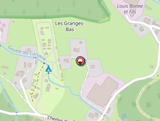 Carte de Camping Les Granges Bas à Gérardmer