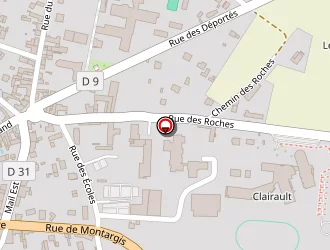 Carte de Garage Pommier à Beaune-la-rolande